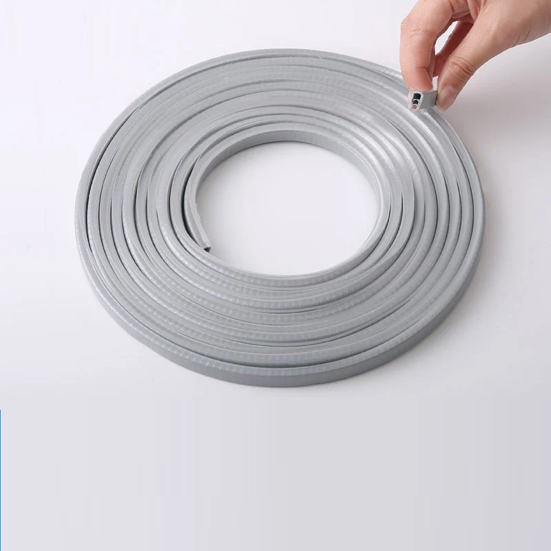 Car Door Edge Scratch Guard with Steel-Enhanced Rubber Seal