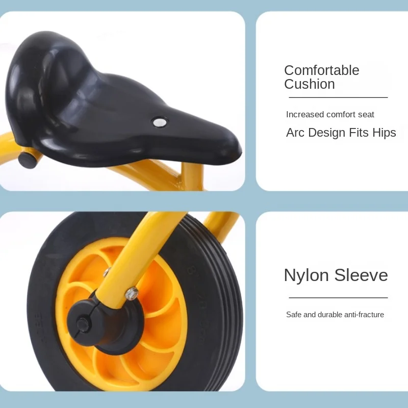 Kindergarten Specific Children's Balance Bike, Outdoor Toys Teaching Aids Sensory and Physical Training Equipment Kids Tricycles