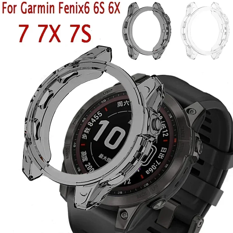 Soft TPU Smart Watch Protective Case Cover - Clear Finish
