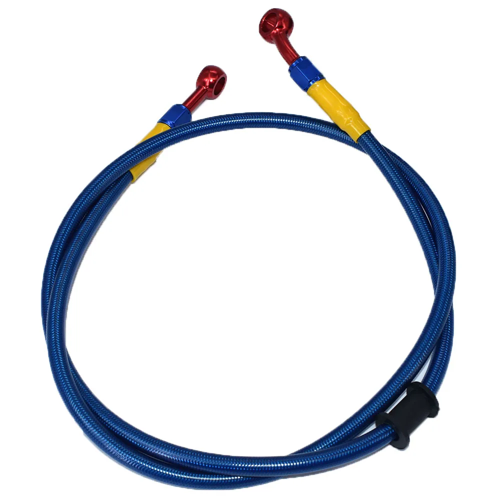 400mm-900mm 1M 1100mm 1200mm Colorful aluminum Connector Motorcycle Hydraulic Brake Clutch Oil Hose Line Pipe ATV Dirt Pit Bike