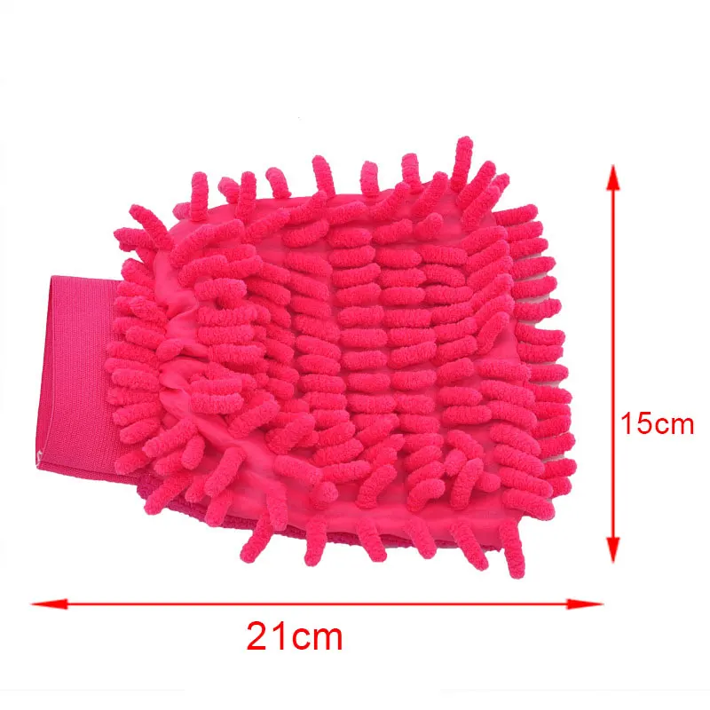 car seat leather cleaner Hot sale 2 in 1 Ultrafine Fiber Chenille Microfiber Car Wash Glove Mitt Soft Mesh backing no scratch for Car Wash and Cleaning waters car wash