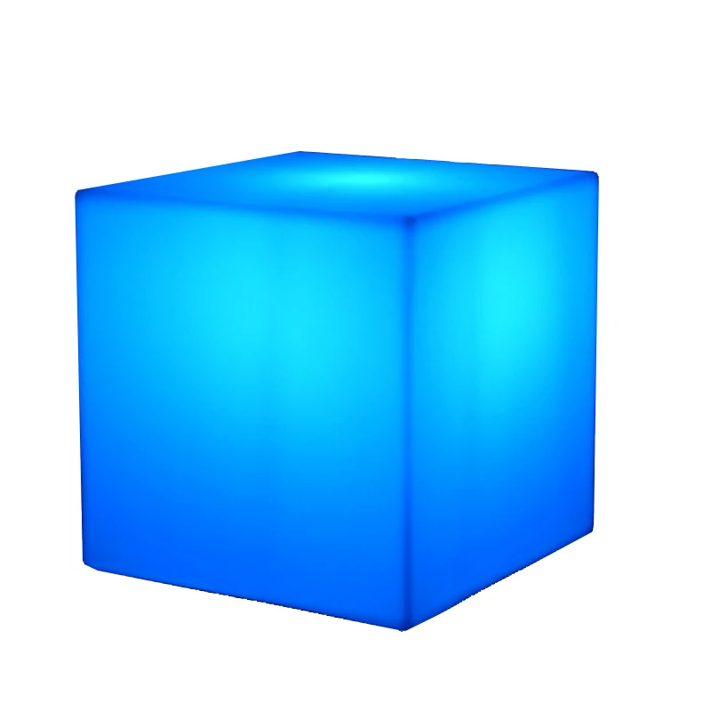 Skybesstech D15cm LED Cube Holiday Iluminação Inteligente Romântico 5.9 Polegada Mini Bar Fezes Impermeável para Festa em Casa Evento 1pc