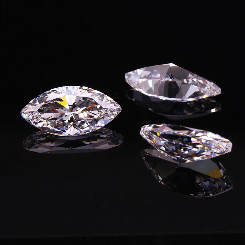 DJMAX 0.05-12ct Rare Marquise Cut Moissanite Loose Stone D Color VVS1 Super White Certified Marquise Moissanite Diamond loose moissanite stones