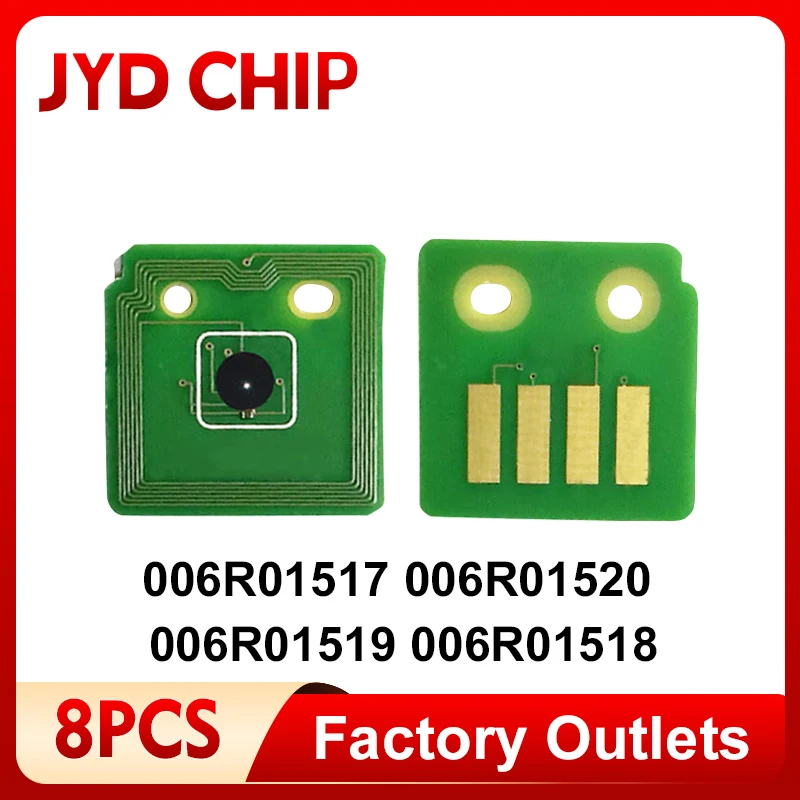 Toner Chip For Xerox WC7525 7530 7535 7545 7556 7855 7830 7835 7845 006R01517 006R01520 006R01519 006R01518 Printer Cartridge