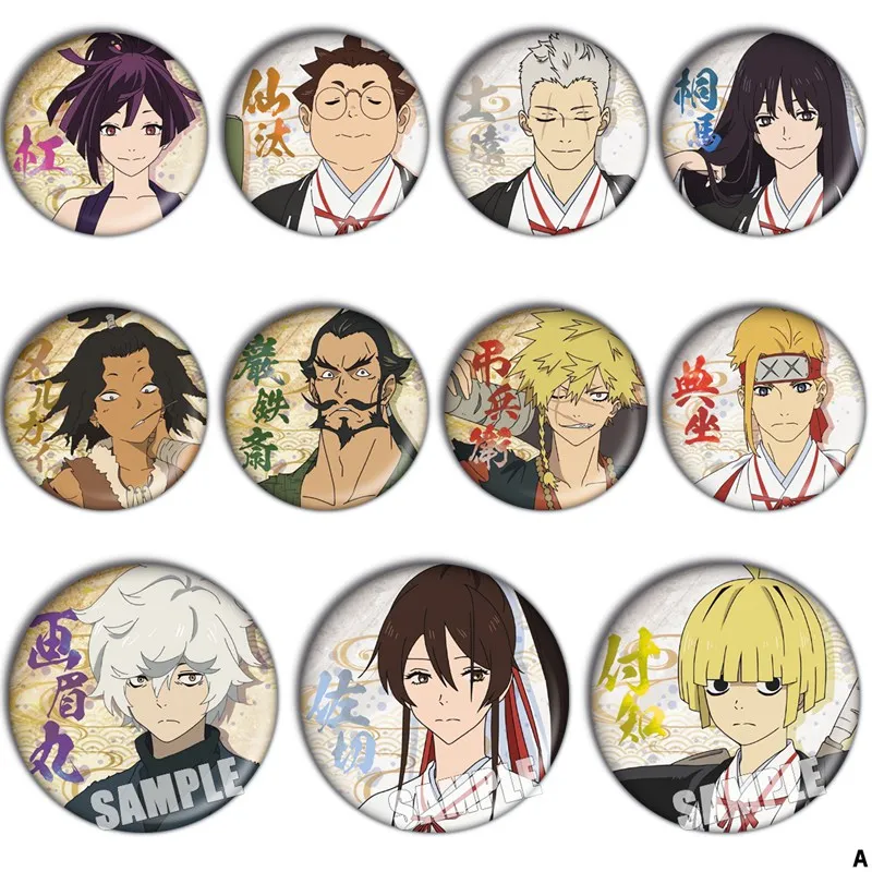 Hell's Paradise: Jigokuraku Badge Brooch Toy Gabimaru Cosplay Badge Pin  Anime Accessories Clothes Backpack Decoration for Gifts - AliExpress