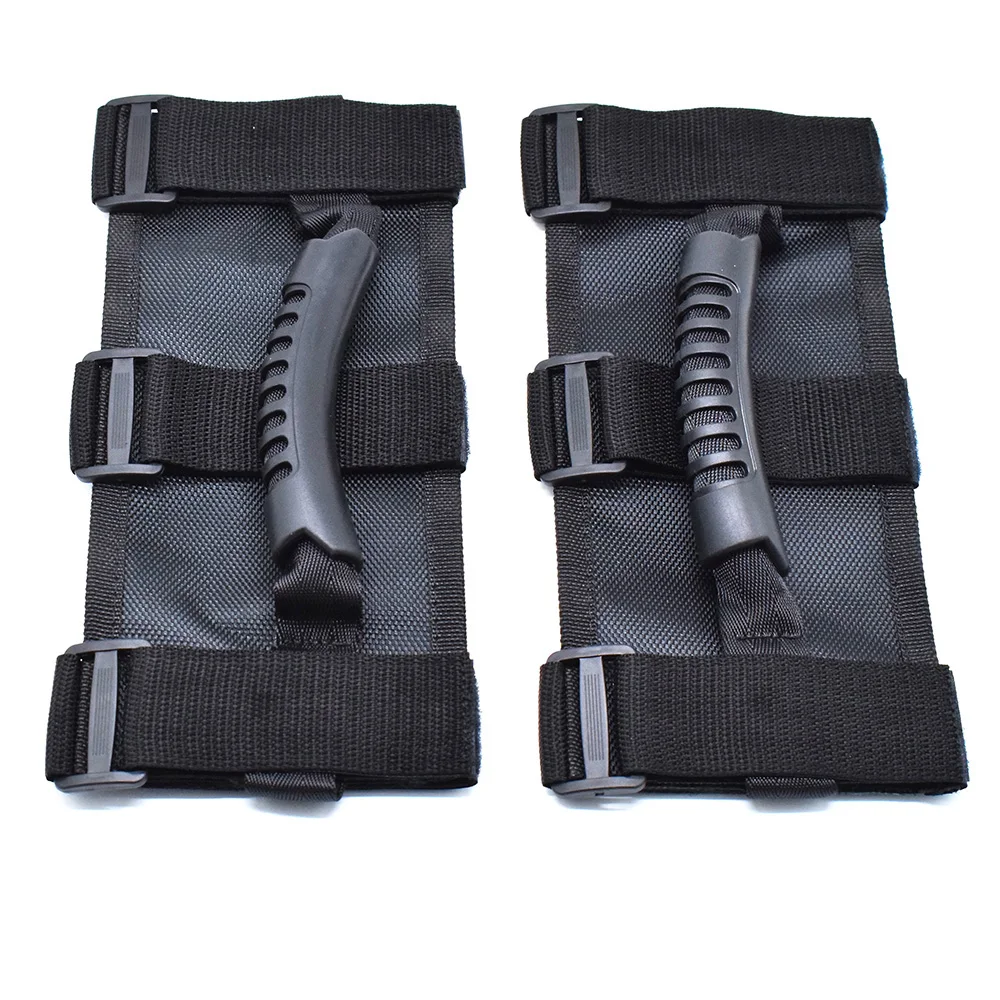 2Pc Roll Bar Grab Handles For Jeep Wrangler 1955- jeep roll bar handles