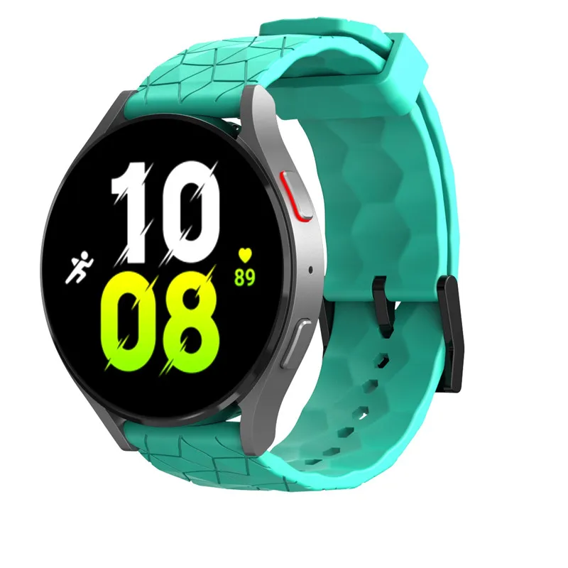 Football Pattern Silicone Sport Band - 20mm & 22mm Größen
