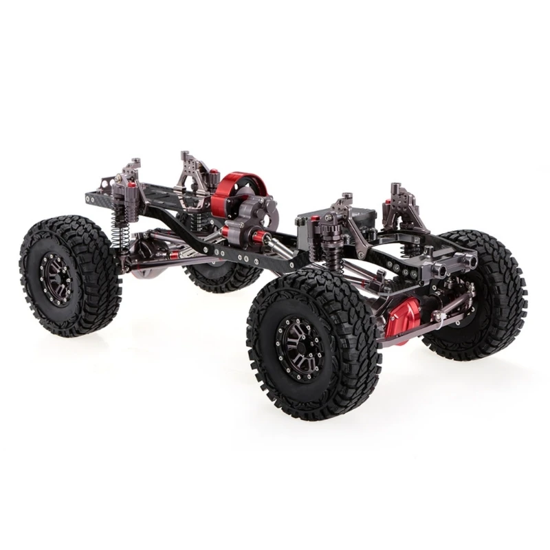 

Rubber Tires 112mm Metal Wheel for 1/10 Crawler Car Upgrade Decoration