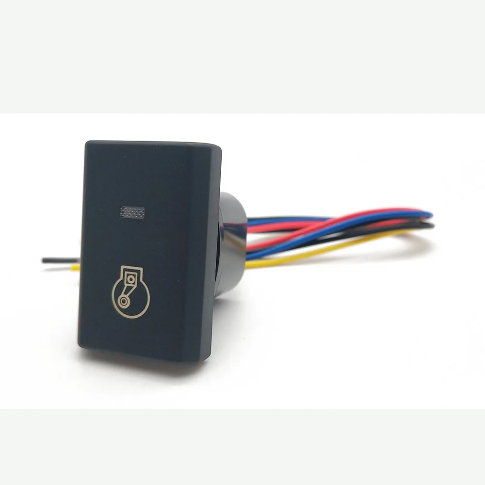 Blue LED Light Bar Switch Button with Radar and Camera Controls