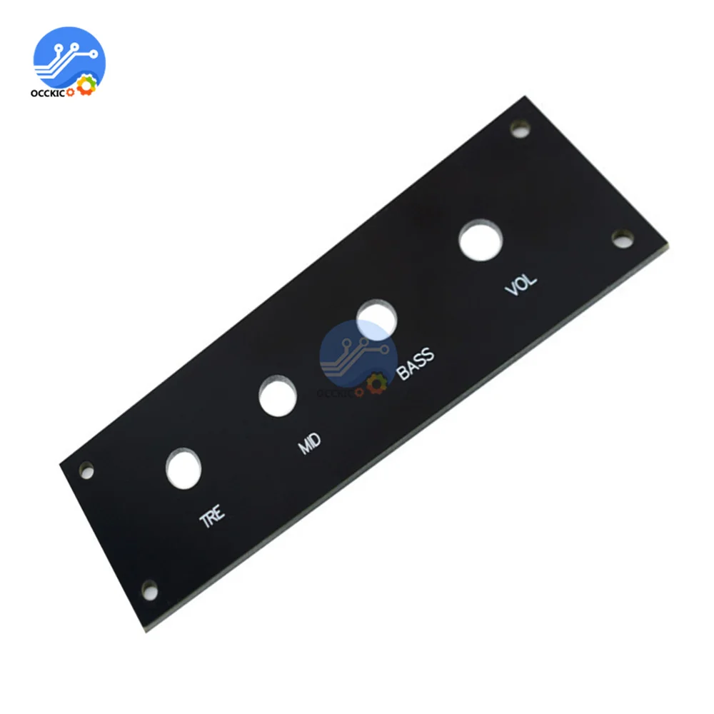 Cable Adapter 11.9x3.6cm RCA Terminal Wall Panel Plate Input Phono Chassis Socket Audio Adapter for NE5532 Active Tone Board Companion Panel