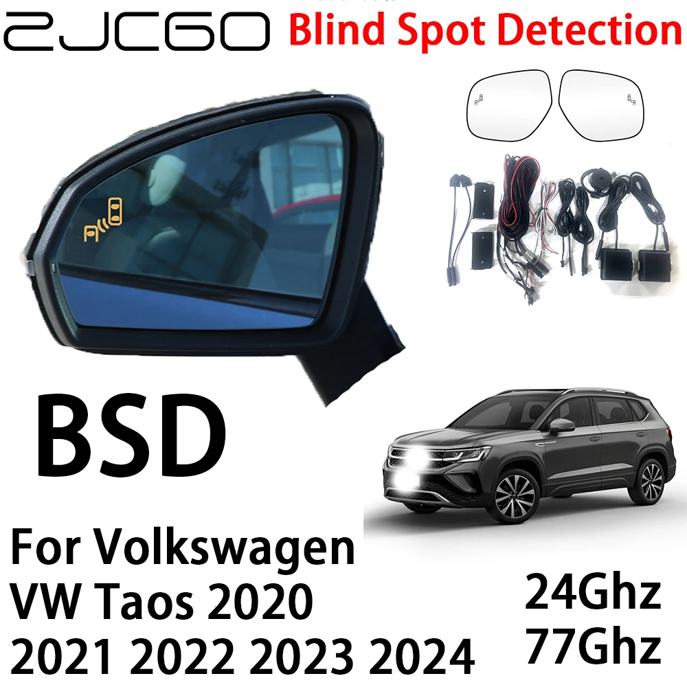 

ZJCGO BSD Radar Warning System Blind Spot Detection Safety Driving Alert for Volkswagen VW Taos 2020 2021 2022 2023 2024