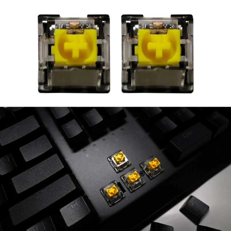 Mechanical Keyboard Accessories Axis Switch RGB Yellow