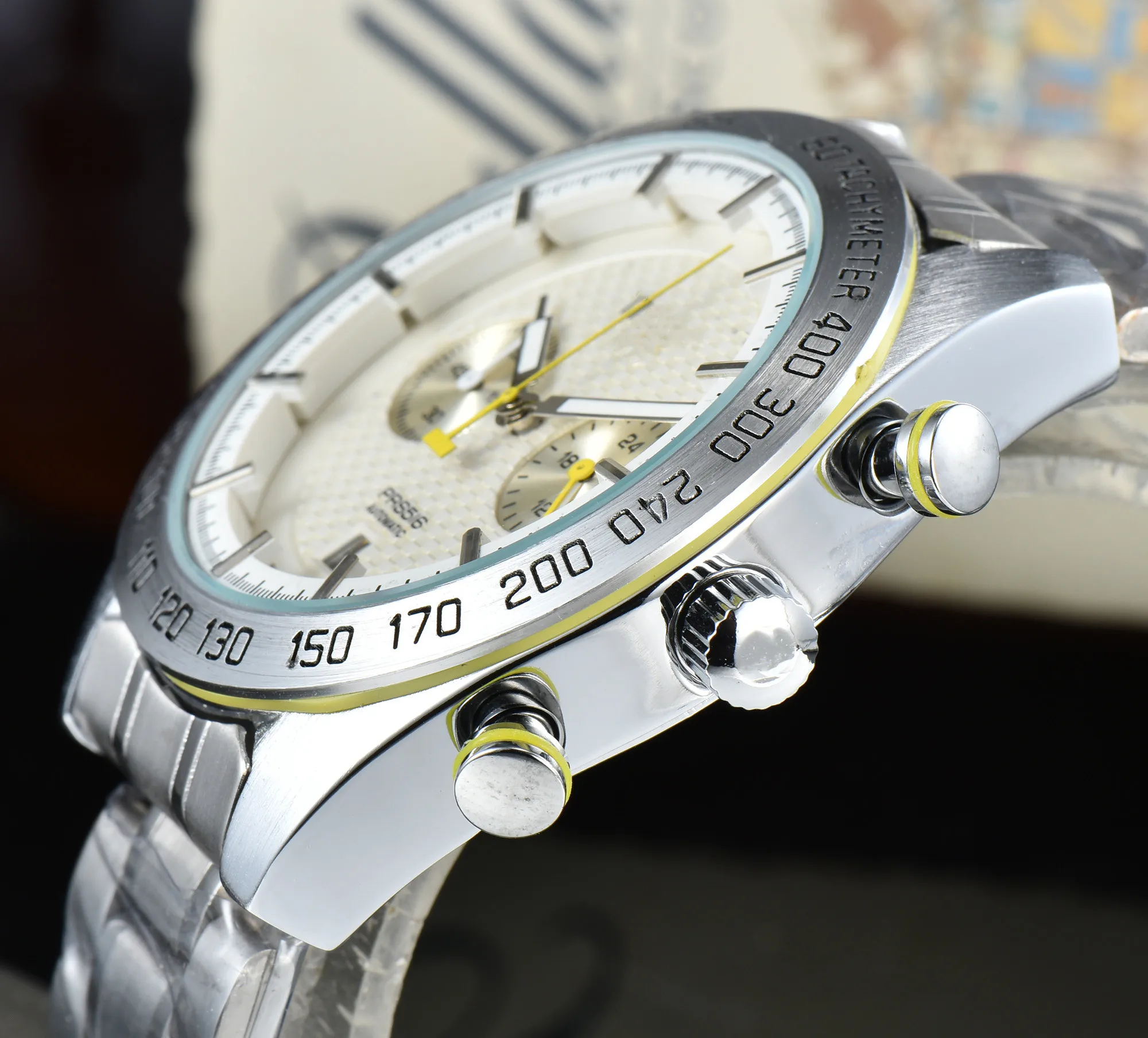 2022 Brand New Style Luxury Sport Quartz Business Watch Stainless Steel Man Calendar Round Wristwatch Date T1853