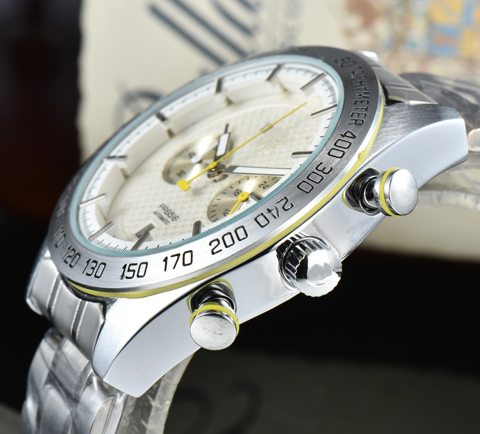 2022 Brand New Style Luxury Sport Quartz Business Watch Stainless Steel Man Calendar Round Wristwatch Date T1853