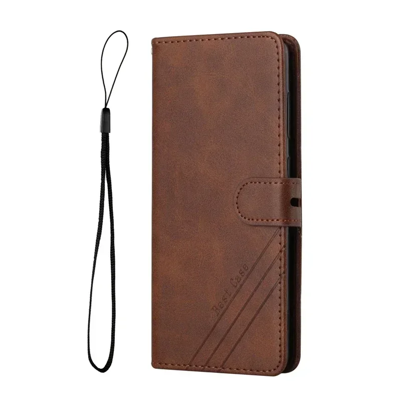 Luxury Leather Flip Wallet Cover