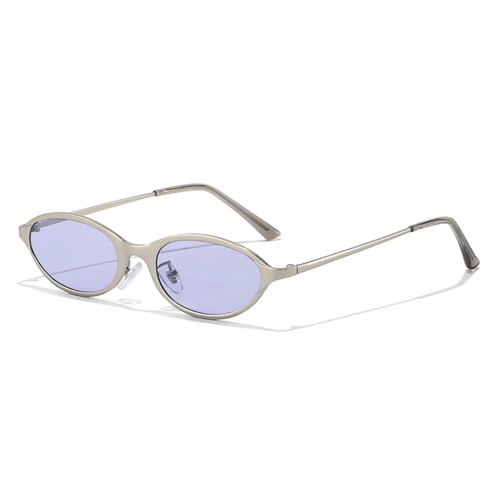 Vintage Oval Frame Sunglasses for Fashion and Outdoor Activities