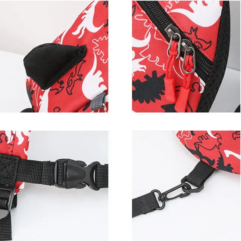 Cute Dinosaur Baby Safety Harness Backpack Toddler Anti-lost Bag Children comfortable Schoolbag toddler anti lost wrist link 3