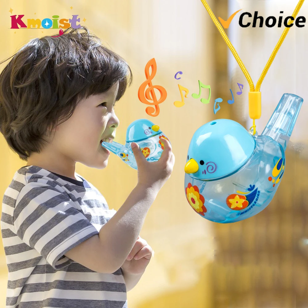 Cartoon Whistle Tide Play Fun Waterbird Plus Water Learn Bird Calls Blow Children's Musical Instrument Waterbird Whistle Toys 2
