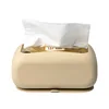 Silicone Suction Cup Tissue Box Wall-Mounted Napkin Storage Box Decorative Large Capacity Tissue Holder Dispenser Container 4