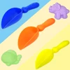 6PCS Beach Sensory Bucket Toy Cartoon Dinosaur Sand Plage Set Ocean Animal For Parent-Children Interactive Beach Water Play Toys 5