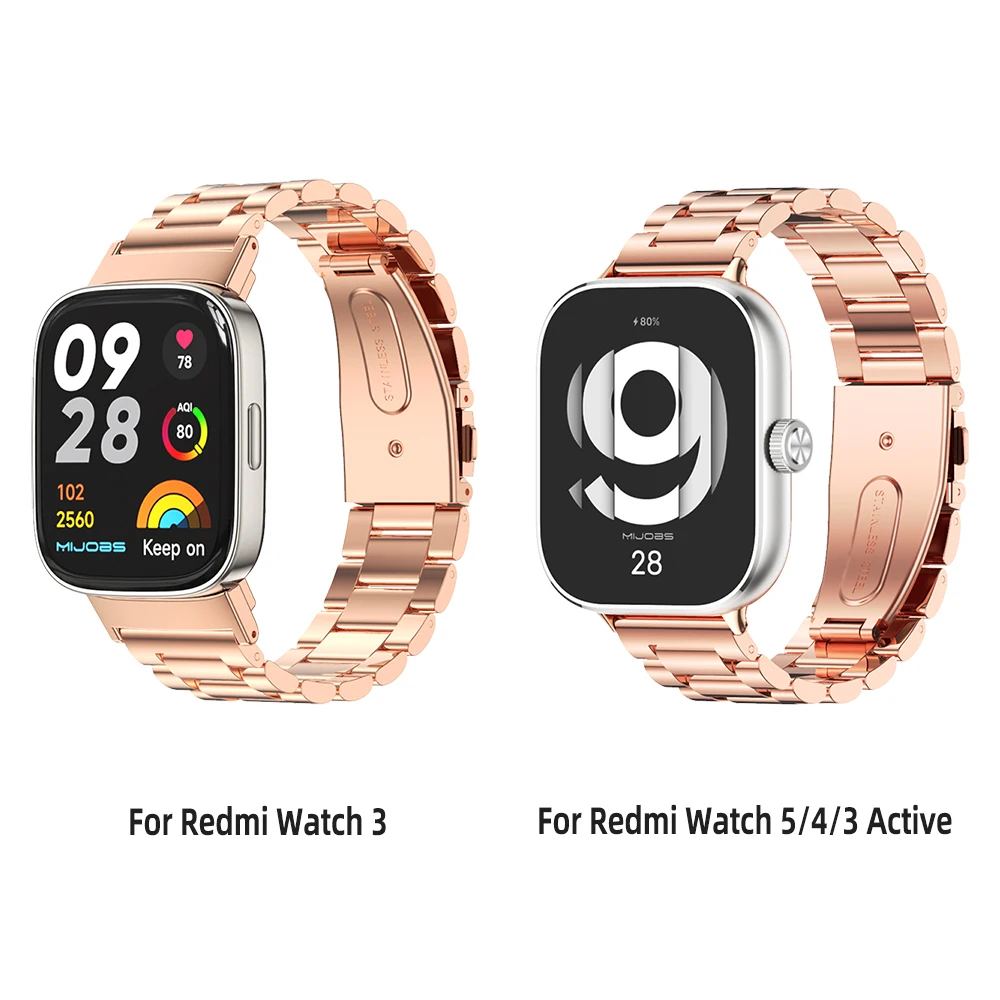 Premium Metal Replacement Strap for Smartwatches - Sleek & Durable Wristband Accessory