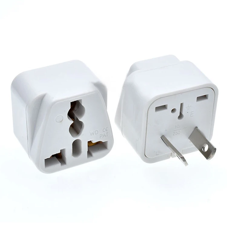 1pcs Universal EU/US to AU NZ Power Plug Travel Adapter Converter 2 Flat Pin For Australia New Zealand