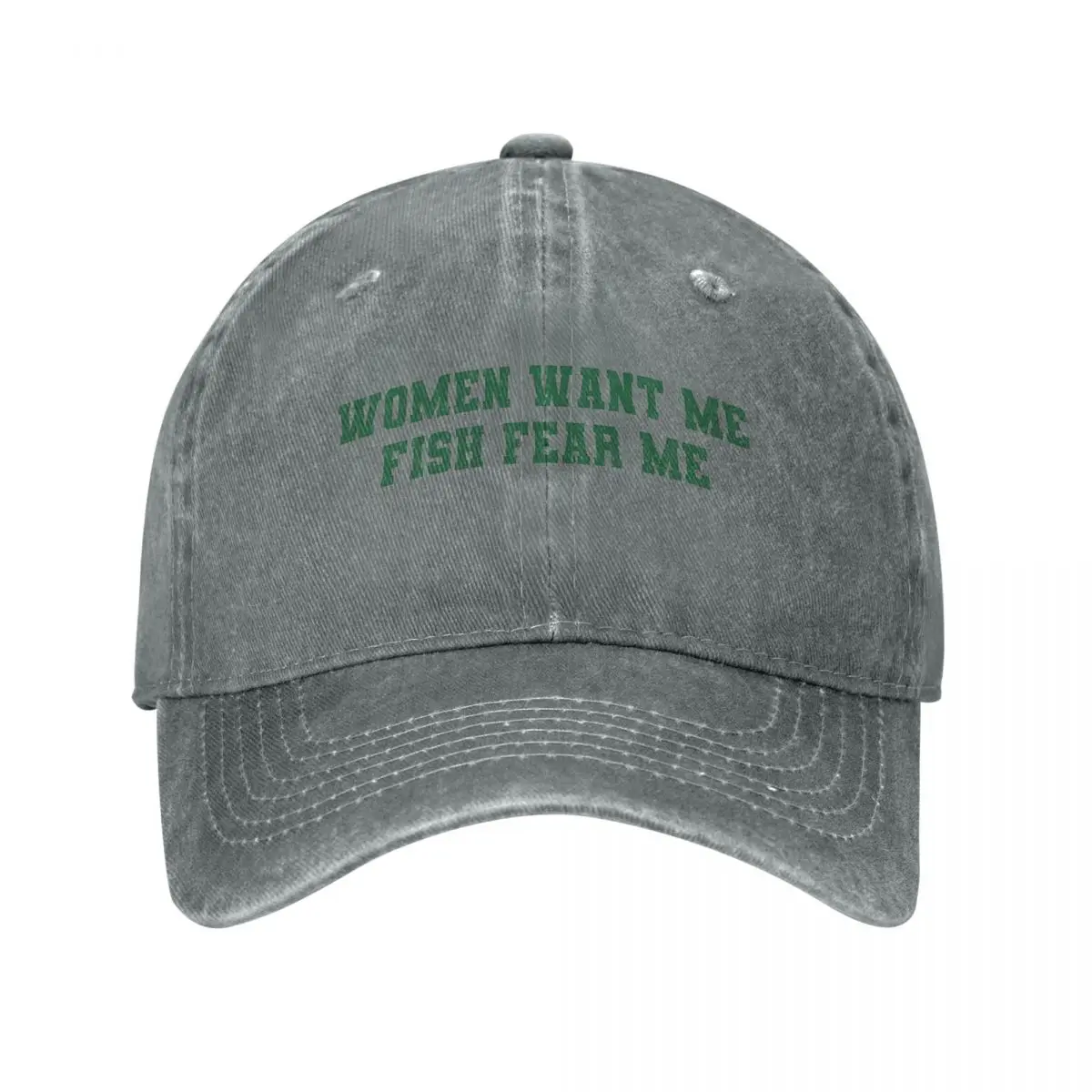 Women Want Me Fish Fear Me Meme Men Women Baseball Cap Distressed Washed Hats  Cap Vintage Summer Unstructured Soft Snapback Hat - AliExpress