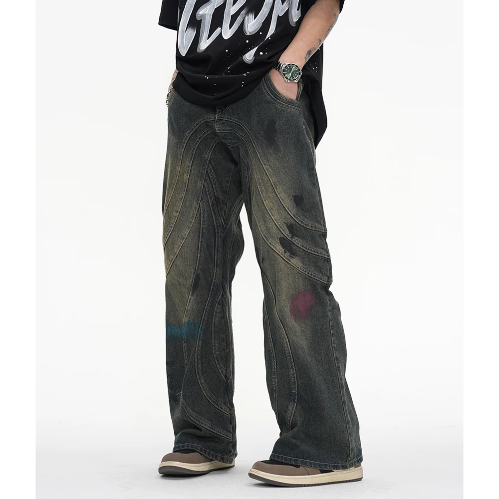 y2k pants 原宿 Y2k Baggy Pants Harajuku Wide Leg Jeans Woman Y2k Trousers