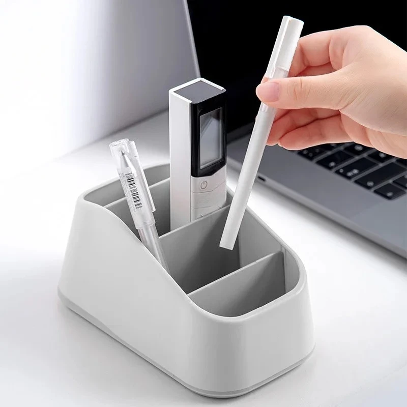 Desktop Four Grid Storage Basket, Trapezoidal Storage Box, Storage for Remote Keys and Miscellaneous Items,Back To School Season