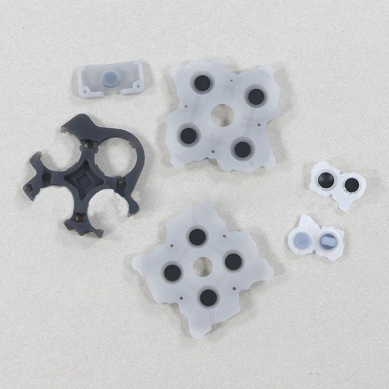 1 Set Di Tappetini Per Pulsanti Adesivi Conduttivi In Gomma Per Sony Playstation Dualshock 5 Ps5 V1 V2 V3 Controller Gamepad