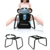 BDSM Black Sex Chair with Handle Stool Weightless Love Chair Erotic Bounce Adults Gameing Sex Furnitures Sex Toys For Couples 1