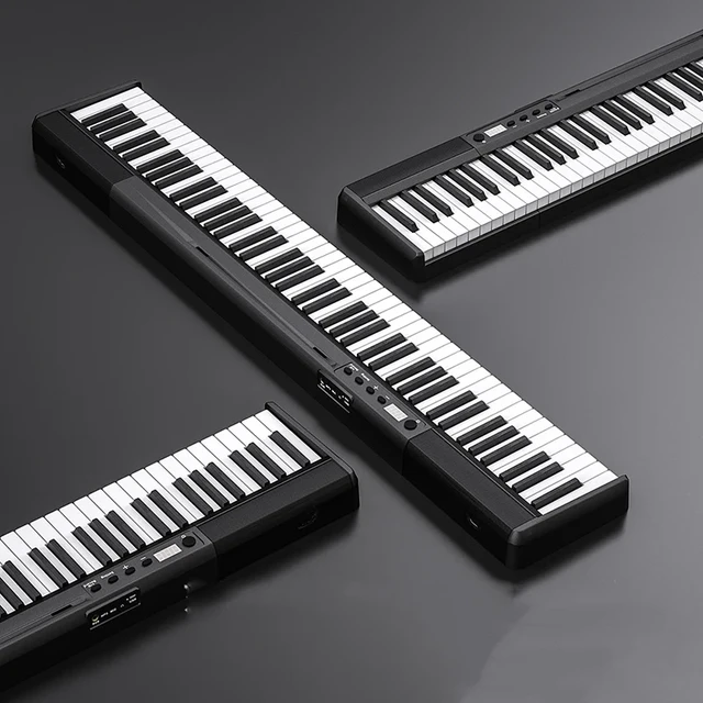 Black And White Keys On Music Piano 3D Stock Photo, Picture and