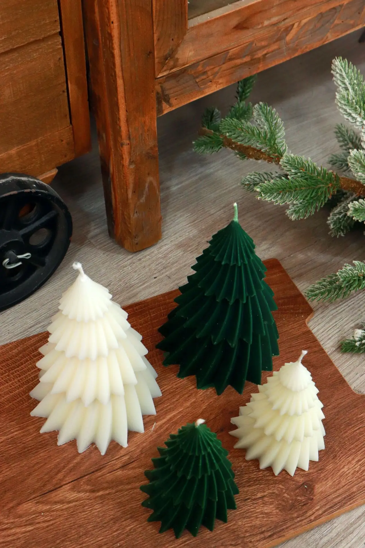 Description Picture 5 of item3D Christmas Tree Candle Silicone Mold DIY Christmas Candle Making Kit Handmade Soap Plaster Resin Baking Tools Holiday Gifts