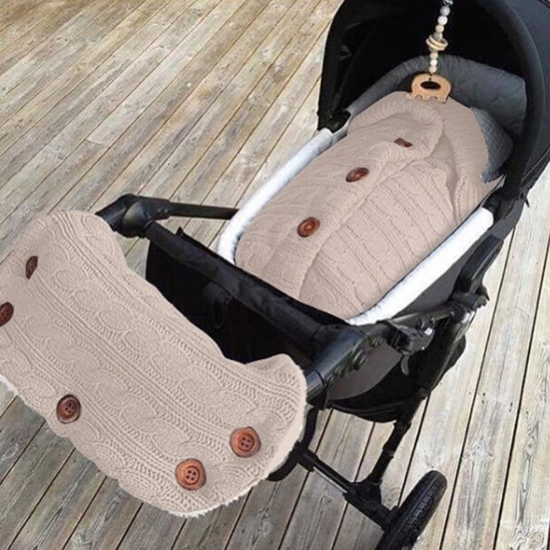 

Winter Warm Baby Stroller Gloves Accessory Thicken Lambwool Baby Pram Armrest Hand Muff Windproof Pushchair Mittens Hand Warmer