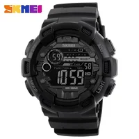 Skmei Men Multifunction 5Bar Waterproof PU Strap LED Display Watches Chrono Digital Watch Reloj Hombre Outdoor Sport Watch 1243 1
