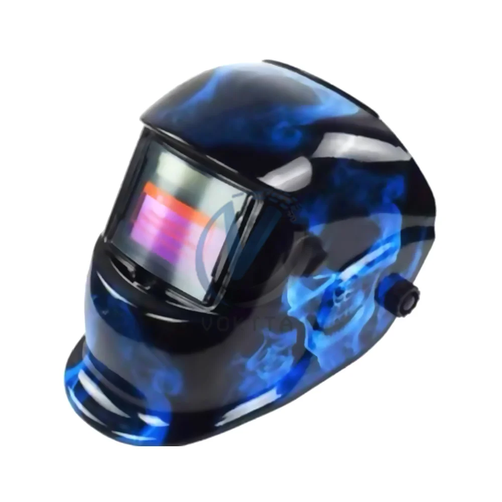

Solar Welding Mask Helmet Safety Anti-UV Auto Darkening Adjustable Range Electric Welding Lens Welder Cap for Welding Machine