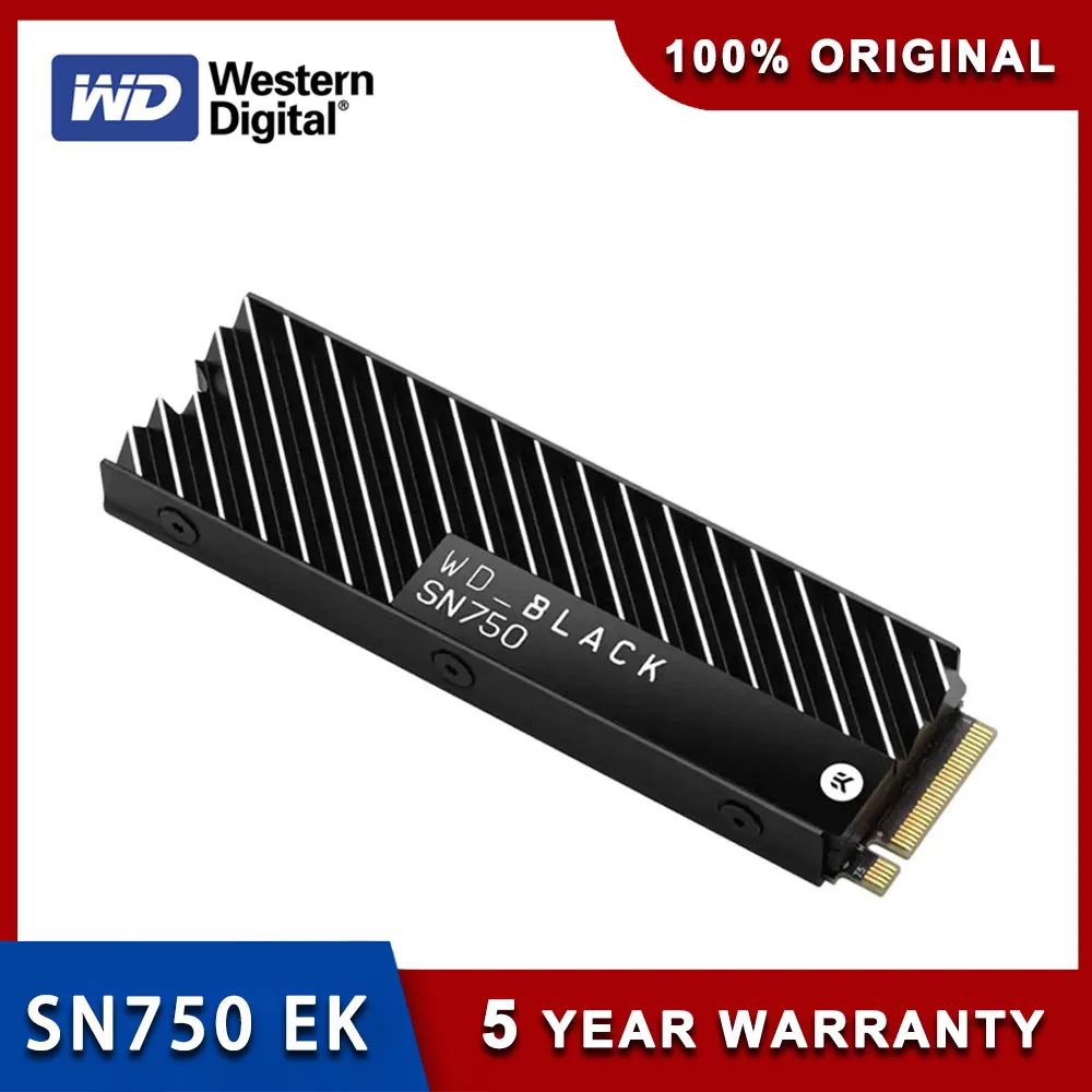 Western Digital WD Black SN750 EK cooling version 1TB 2TB M