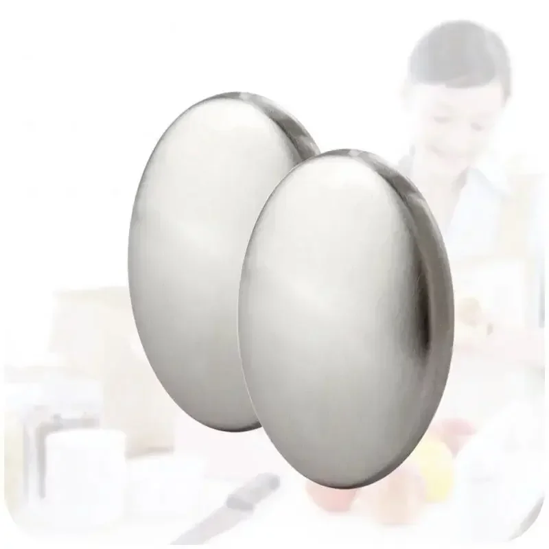 1pcs Stainless Steel Odour Removing Soap Kitchen Garlic & Fish Deodorising Hand Washing Soap Deodorizing Eliminating Odor Tools