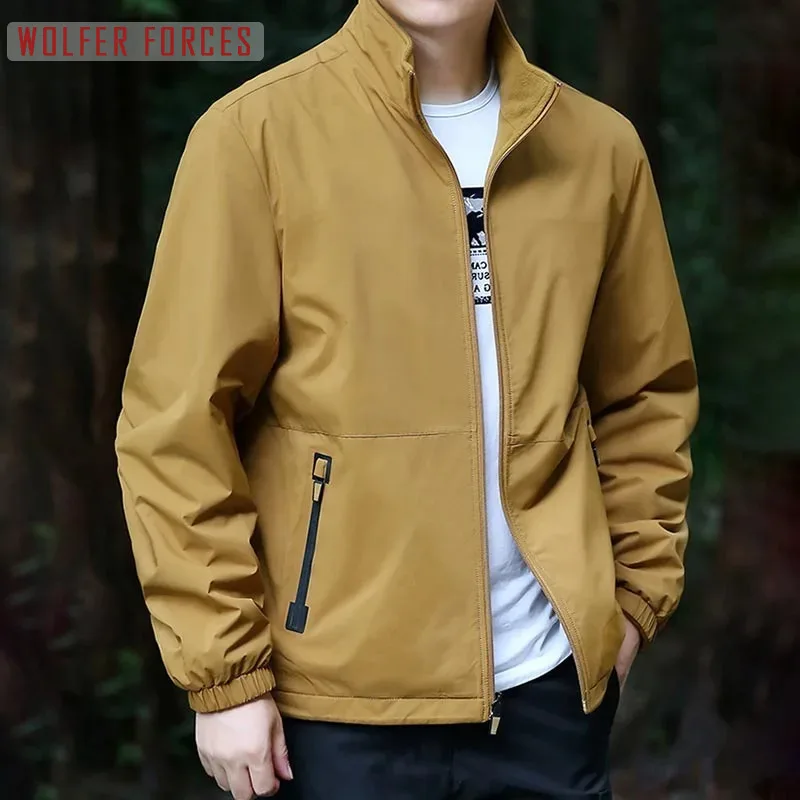 

Fashion Jacket Man Streetwear Hunting Clothes Autumn Heating Mountaineering Withzipper Oversize Windbreaker