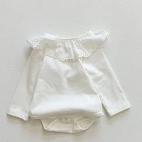 2023 Baby Girl Romper Long Sleeve Clothes Sweet Lace Newborn Baby Rompers For Girls Jumpsuit Spring Autumn Baby Boys Romper 1