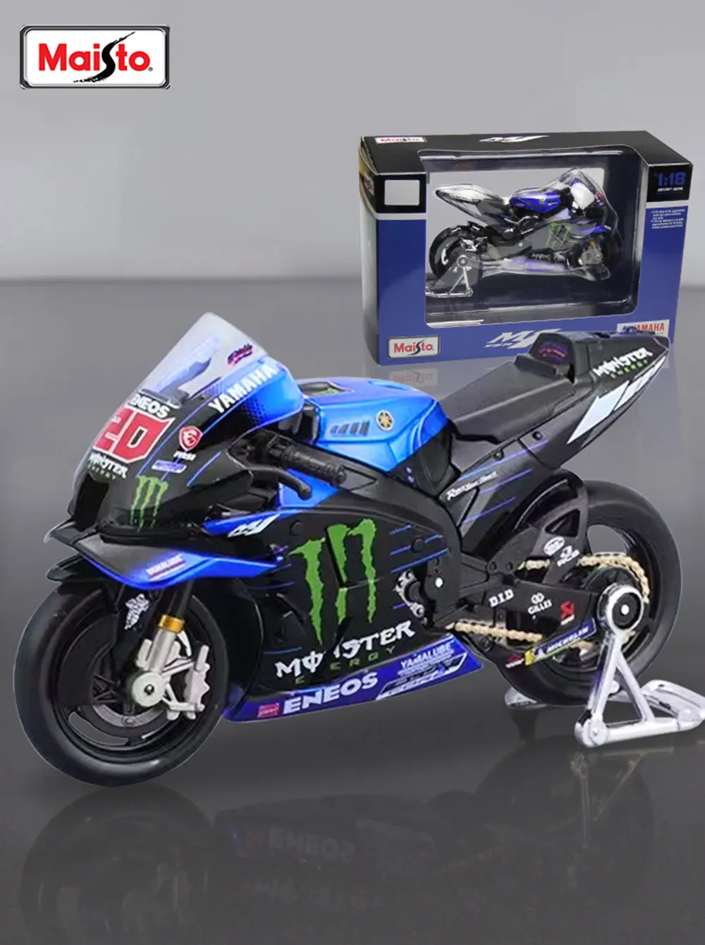 Em promoção! Maisto 1:18, Da Yamaha Factory Racing, Moto Gp Liga