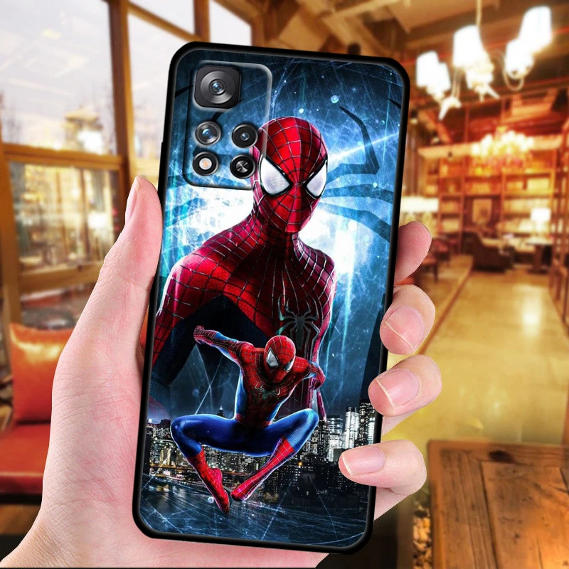 Marvel spiderman películas para Xiaomi Redmi Note 12 11 11T 10 9 8