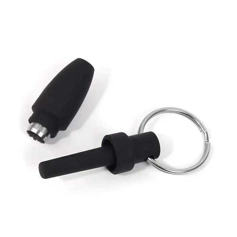 With Key Ring Clip Rubber Portable Cigar Puncher Accessories Blade Cigar Cutter Drill Hole Pocket knife
