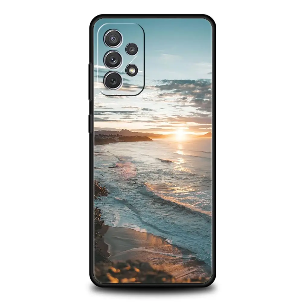 Sea Blue Sky Beach Design Phone Case