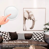 Tuya ZigBee Smart Knob Switch Wireless Scene Button Rotatable Dimmer Switch Home Appliances Automation Linkage Remoter 4