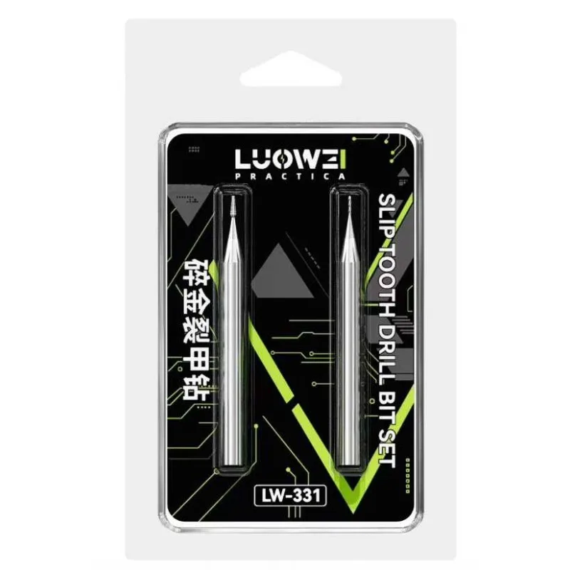 루웨이 LW-331 2.35mm 합금 스트립형 나사 추출기 비트, 휴대폰 수리용 슬라이딩 드릴 제거 도구