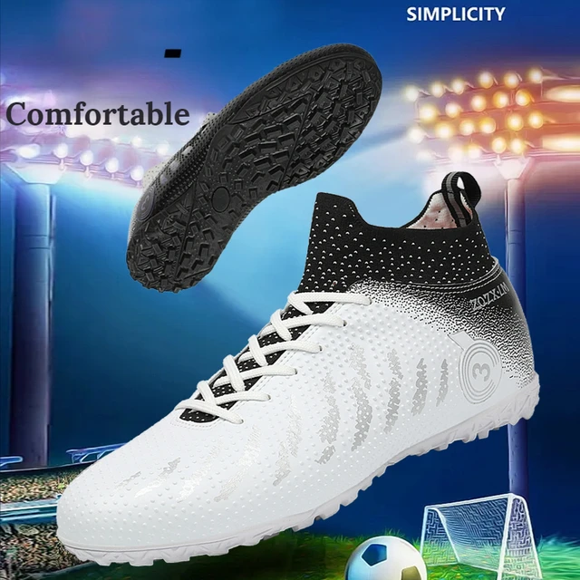 Quality mbapp soccer shoes cleats durable wholesale outdoor society football boots futsal training matches sneakers