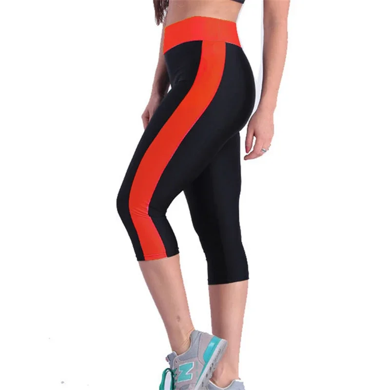 Sport Women's Fitness Running Yoga Pants Side Puffs Elastic Push Up Leggings Sports Workout Tights Gym Girls Trousers Plus Size sports leggings yoga pants sports pants female tights
