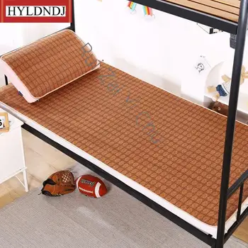 학생 어린이 수면 매트 키트, 시원한 대나무 등나무 매트리스, 싱글 더블 접이식 시트, 침대 보호 패드, 90 cm, 135cm, 여름