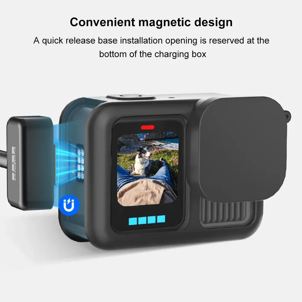 For GoPro 13 Silicone Case with Lens Cover & Lanyard Soft Sleeve Anti-Scratch Protective Housing Shell Protector for GoPro 13